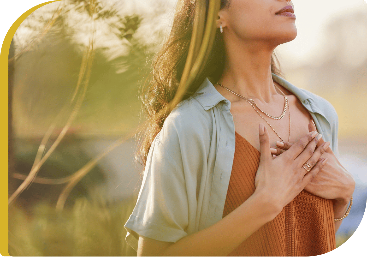 Particuliers : femme qui respire, gestion du stress et des émotions